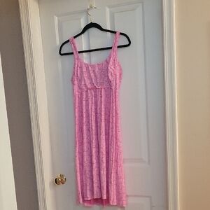 Fresh Produce Pink Floral Tank Dress Small